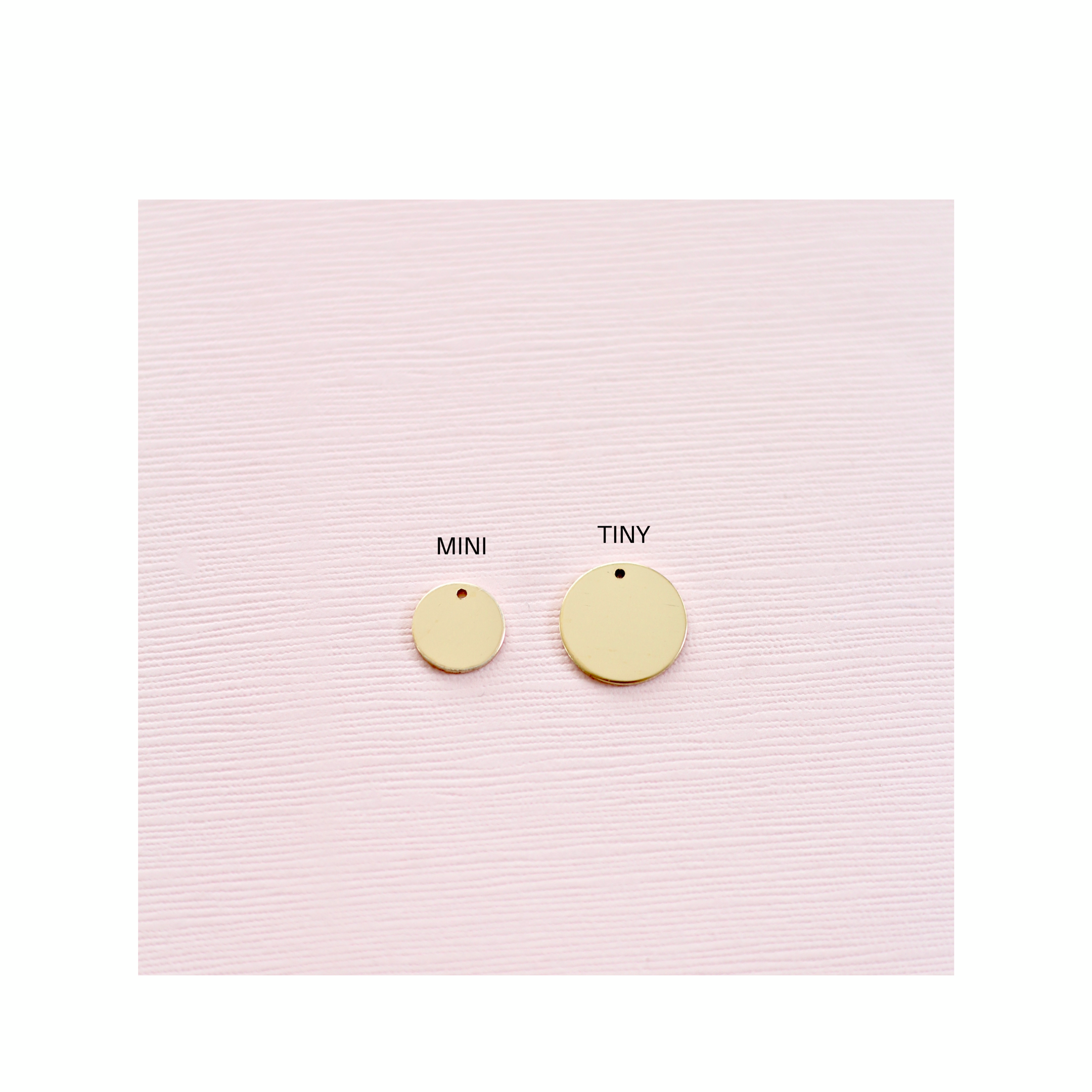 Gold coin for custom paw print coin necklace with pets actual paw print sustainably made in Canada
